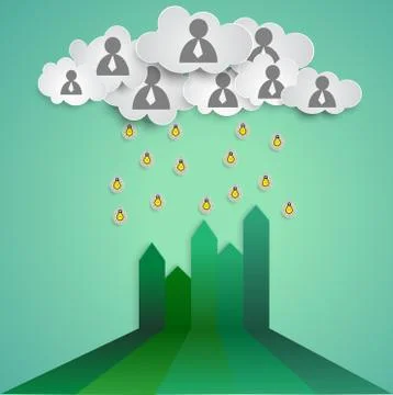 Clouds ides Illustrazione stock