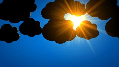 Clouds Stock Illustration