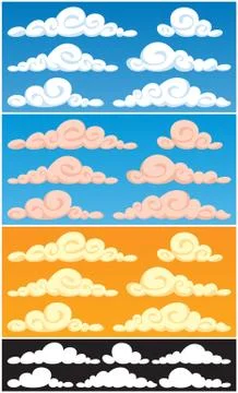 Clouds Stock Illustration