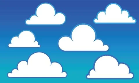 Clouds Stock Illustration