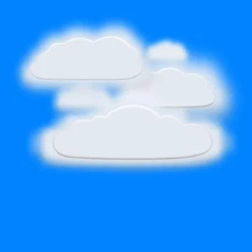 Clouds. Illustrazione stock