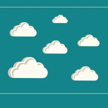 Clouds Stock Illustration