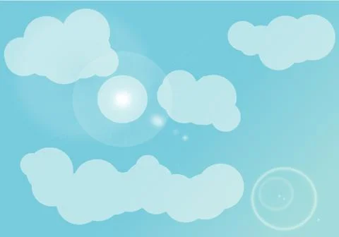 Clouds Stock Illustration