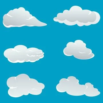 Clouds Stock Illustration