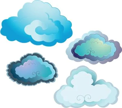 Clouds Stock Illustration