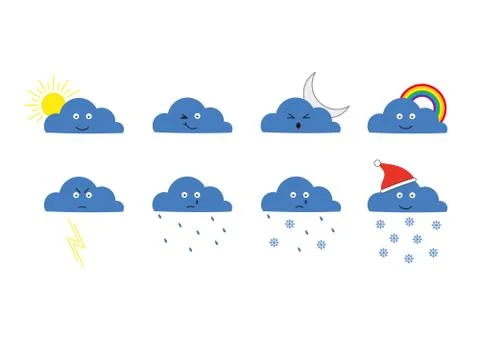 Clouds Stock Illustration