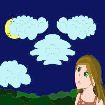 The clouds Stock Illustration