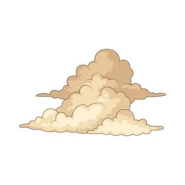 Clouds illustration 스톡 일러스트