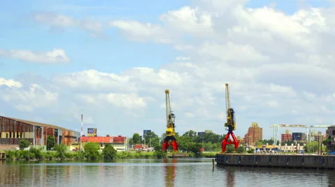 Clouds Industry Timelapse 4K Stock Footage 46315565