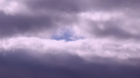 Clouds inversion time lapse from dark to light blue sky  4K 스톡 동영상 150708360