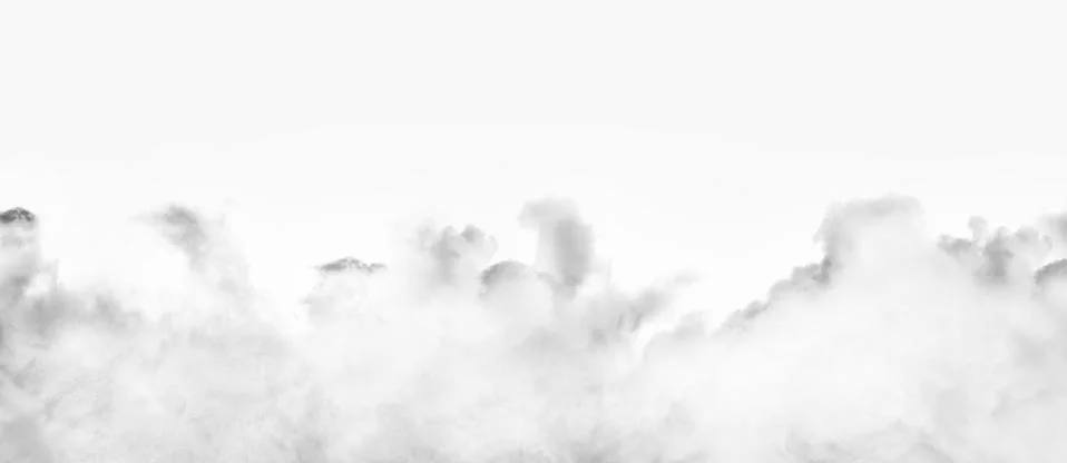 Clouds isolated on white background 写真素材