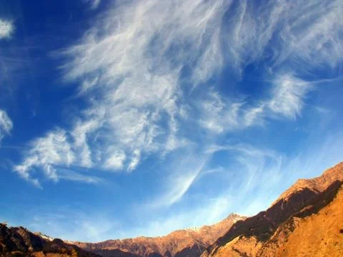 Clouds, Kalpeshwar 写真素材