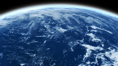 The clouds, land and oceans of the Earth in this time lapse video of our planet. Stock Footage 98751070