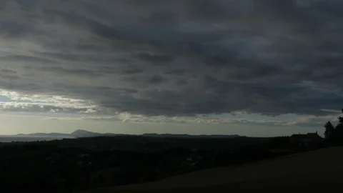 Clouds landscape Stock Footage 108421847