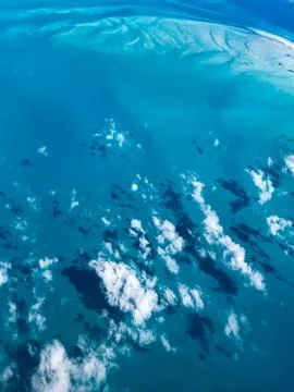 Clouds looking down Foto stock