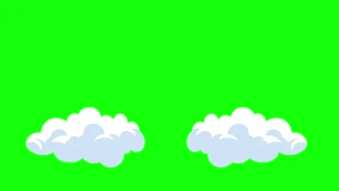 Clouds Looping Transparent Background Animation Stock Footage 339327970