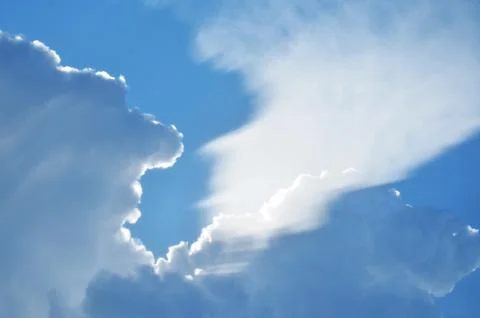 In the clouds of love Stock Photos