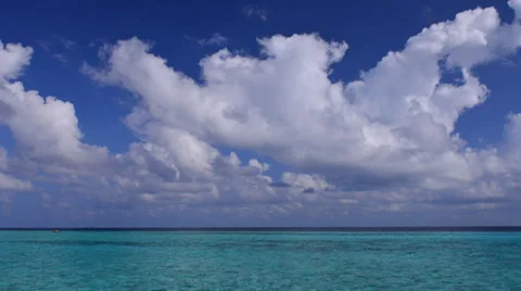 Clouds. Maldives. Indian Ocean. Stock Footage 37622951