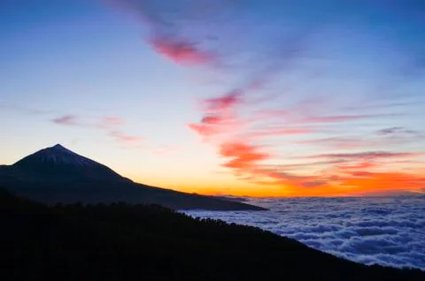 Clouds in many forms dawn to dusk taken all over the wrold Stock Photos