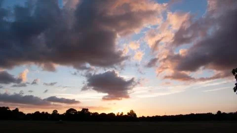 Clouds in many forms dawn to dusk taken all over the wrold Foto stock