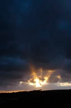 Clouds in many forms dawn to dusk taken all over the wrold Stock Photos