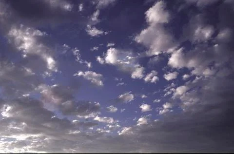 Clouds in many forms dawn to dusk taken all over the wrold Stock Photos