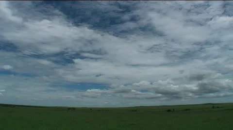 Clouds Masai Mara Stock Footage 12524884