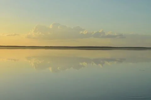 Clouds mirror Stock Photos