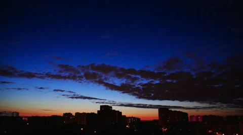 Clouds in the morning sky Stock Footage 51932539