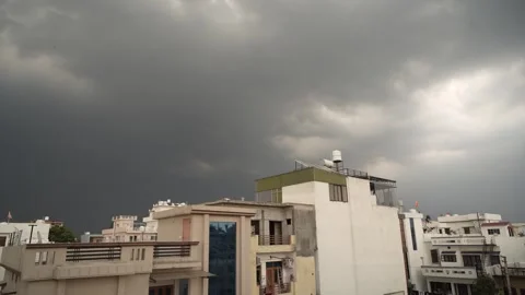 Clouds in Motion During Rainfall Stock Footage 315285471