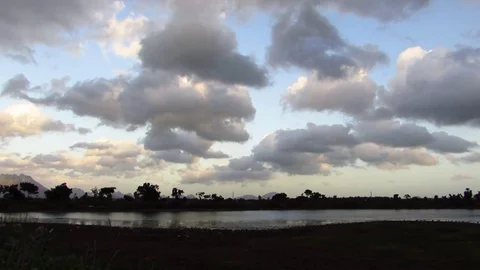 Clouds in motion Stock Footage 78585275