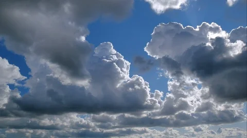 Clouds motion time lapse. Stock Footage 125204937