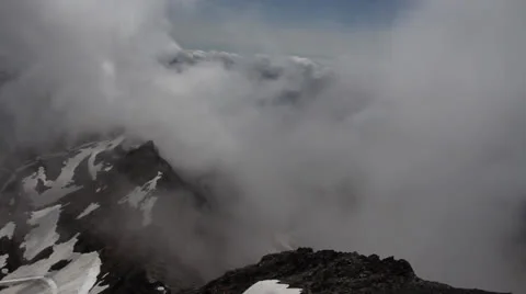 Clouds in mountain Stock Footage 22481909