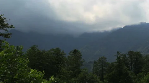 Clouds In The Mountains 3 Stock Footage 53106070