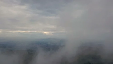 Clouds in the Mountains Stock-Footage 93424881