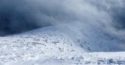 Clouds in the mountains Stock-Footage 123090710