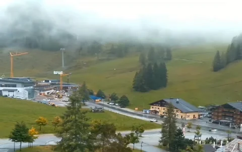 Clouds in the mountains Stock Footage 317211189