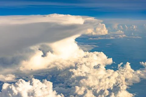 Clouds as mountains. Stock Photos