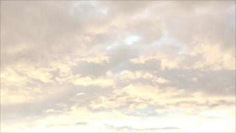 Clouds move in the blue sky. Stock Footage 302616630
