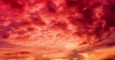 Clouds move on camera at sunset. Multicolored time lapse. 스톡 동영상 161158226
