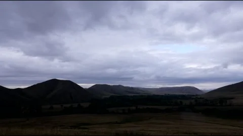 Clouds move quickly across the sky. 7 Stock Footage 130459425