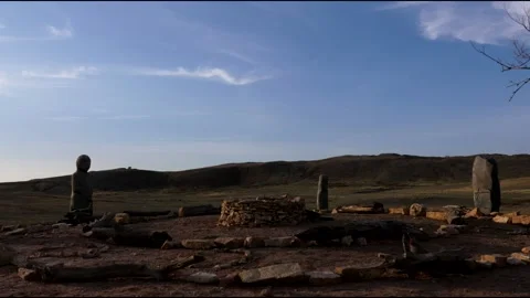 Clouds move quickly across the sky.6 Stock Footage 130459424