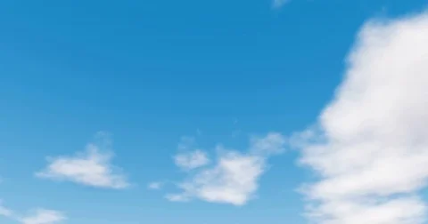 Clouds move in the sky in real time. Stock Footage 77110216