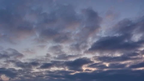 Clouds move in the sky. Time lapse. sunset colours 動画素材 150534765