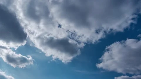 Clouds move in the sky. Time lapse. Stock Footage 150535965