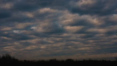 Clouds move in slow motion. Stock Footage 224236773