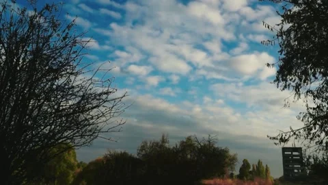 Clouds move in slow motion. Stock Footage 224236820
