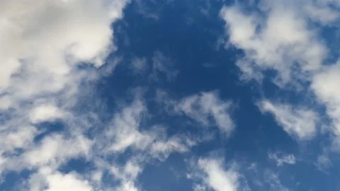 Clouds move very fast across the sky Stock Footage 232953657
