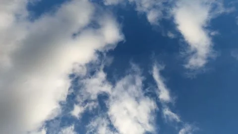 Clouds move very fast across the sky Stock Footage 246234124