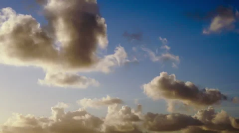 Clouds moving in 4K Stock Footage 50035424